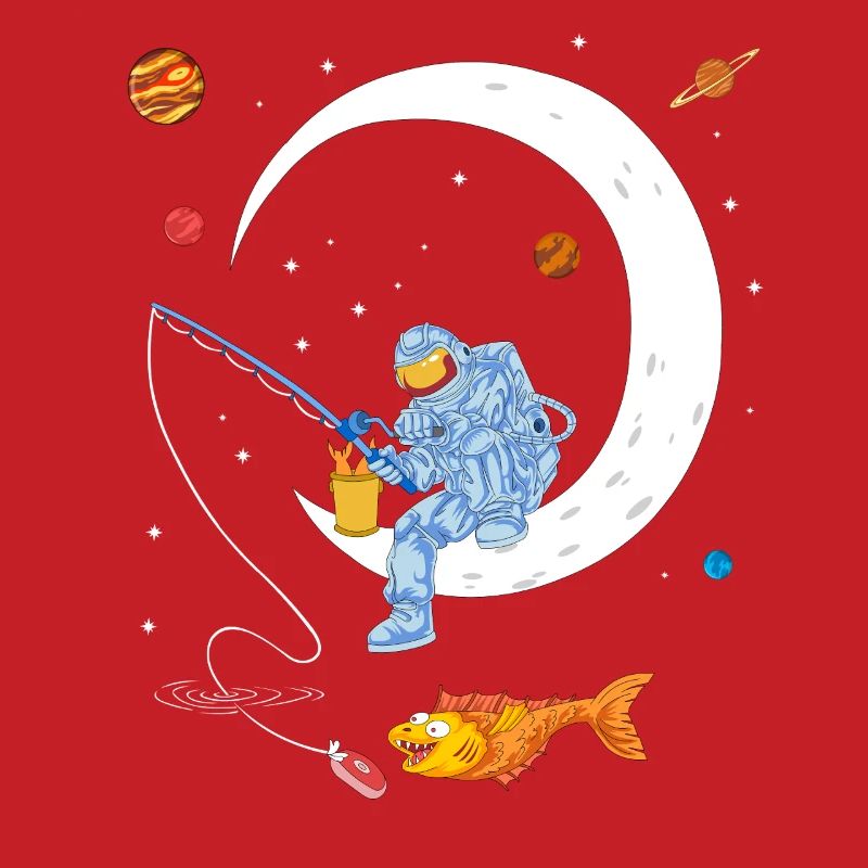 Chemise spatiale de pêche d’astronaute