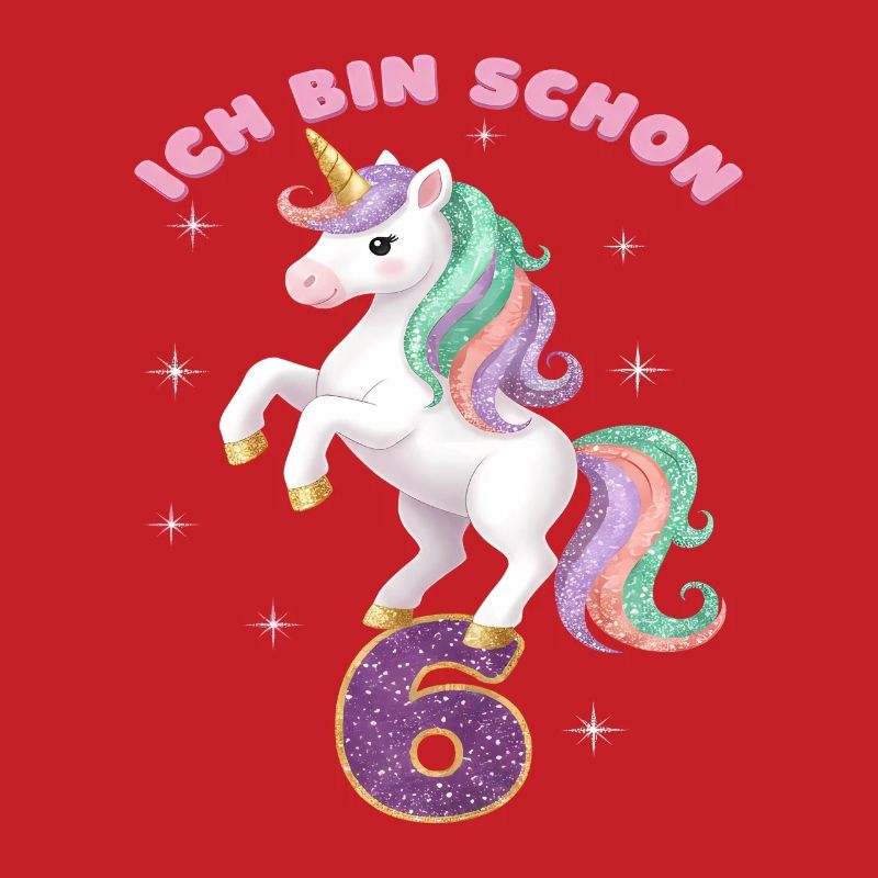 1. Geburtstag Einhorn Mädchen Ich bin schon 1