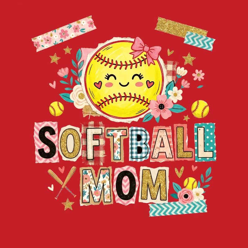 Note de rançon Maman de softball Mère