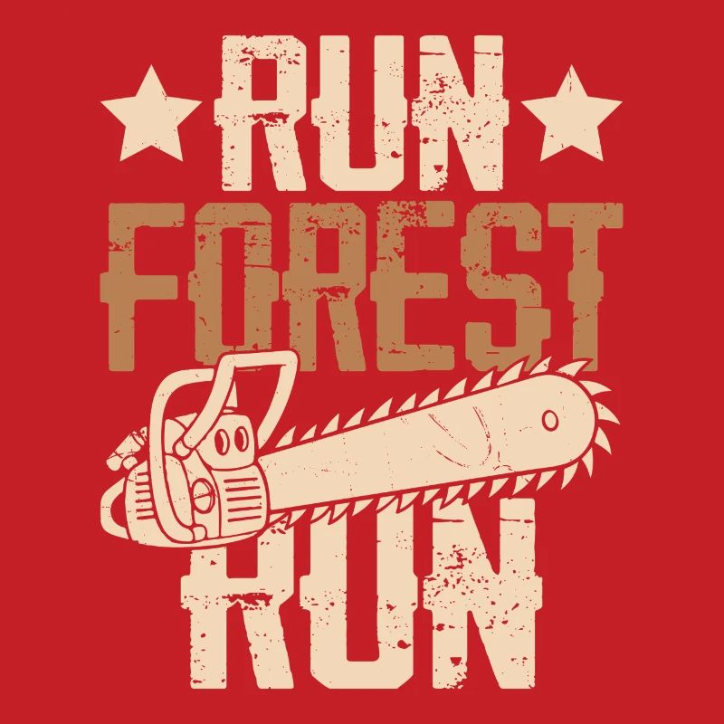 Sentier forestier Tronçonneuse Course vintage Course forestière