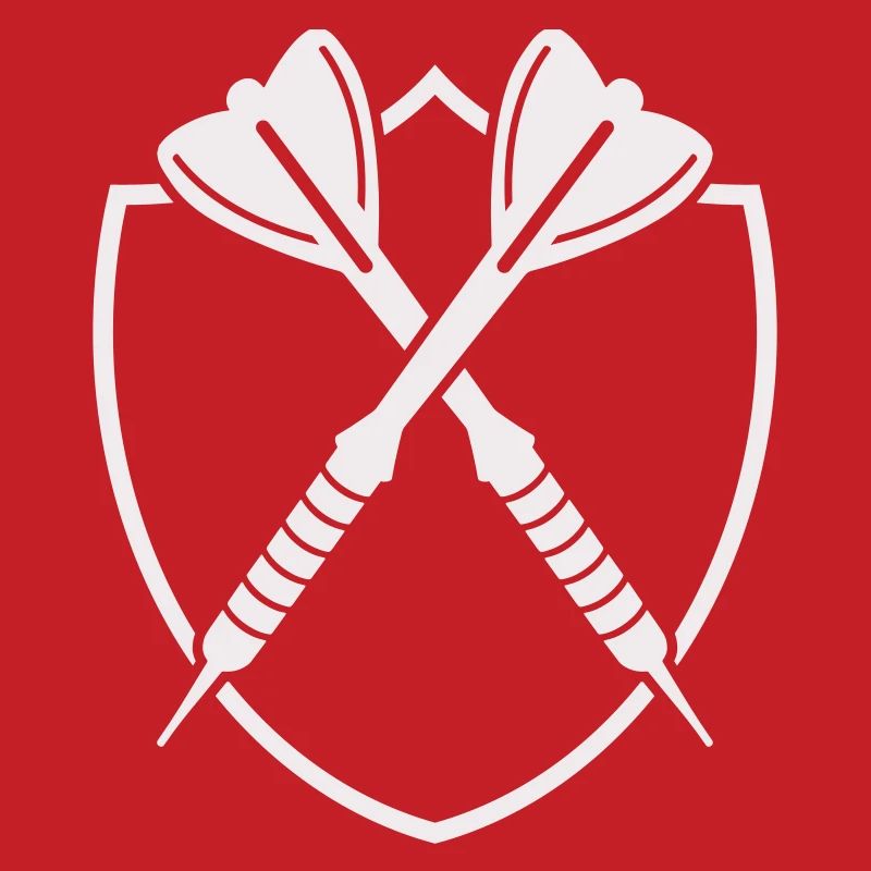 Darts Shield Cross – Precision Symbol