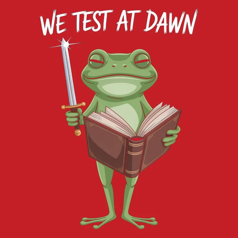 We Test at Dawn Frog Wizard