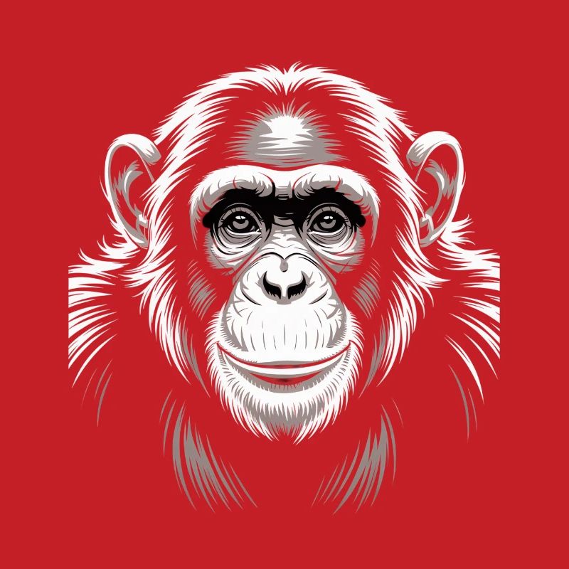 Affe Schimpanse