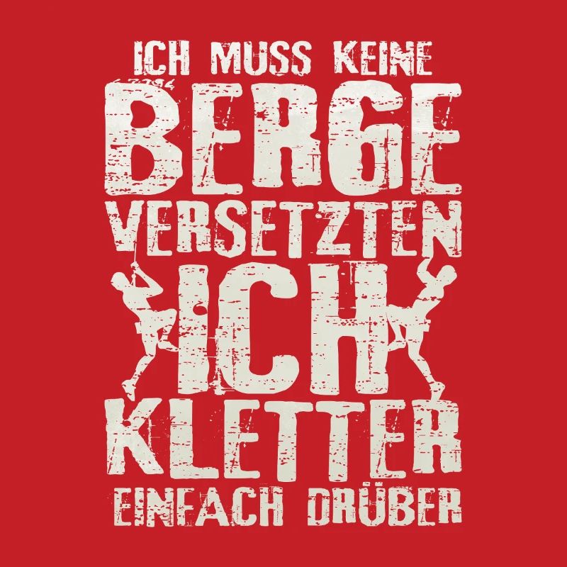 Klettern berg versetzten spruch geschenkidee
