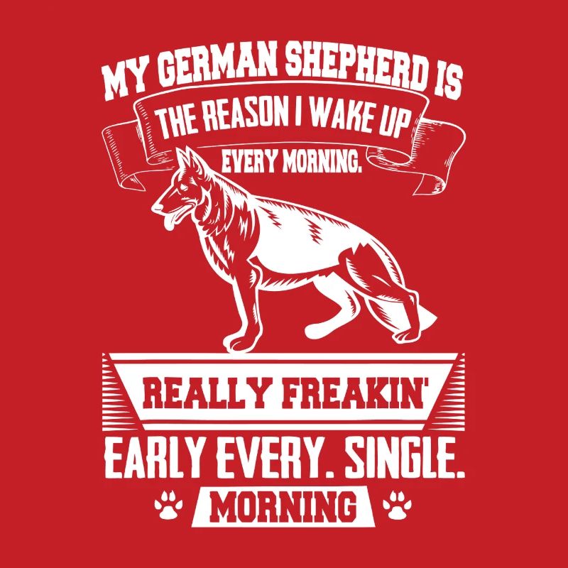 Frühmorgens Hunde-Meme-Tee