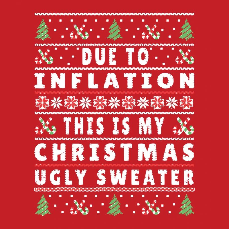 Inflation Weihnachten Hässlicher Pullover
