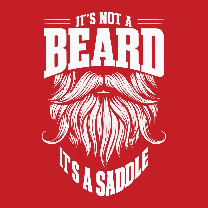It's not a beard, it's a saddle