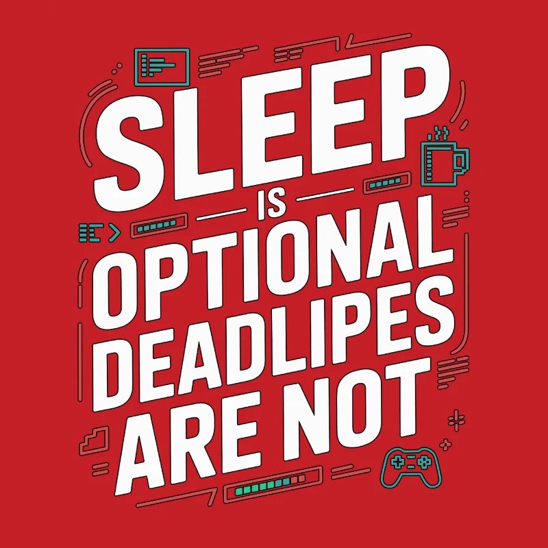 Game Developer Sleep Is Optional Game Programmer