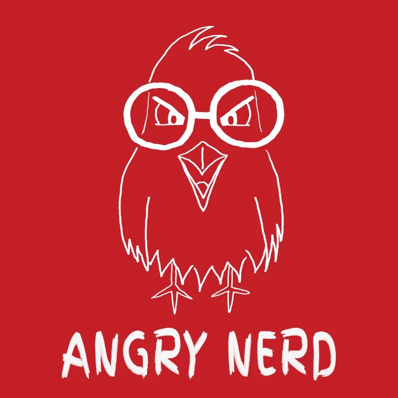 Angry Nerd - Jeu de mots Nerd, Oiseau