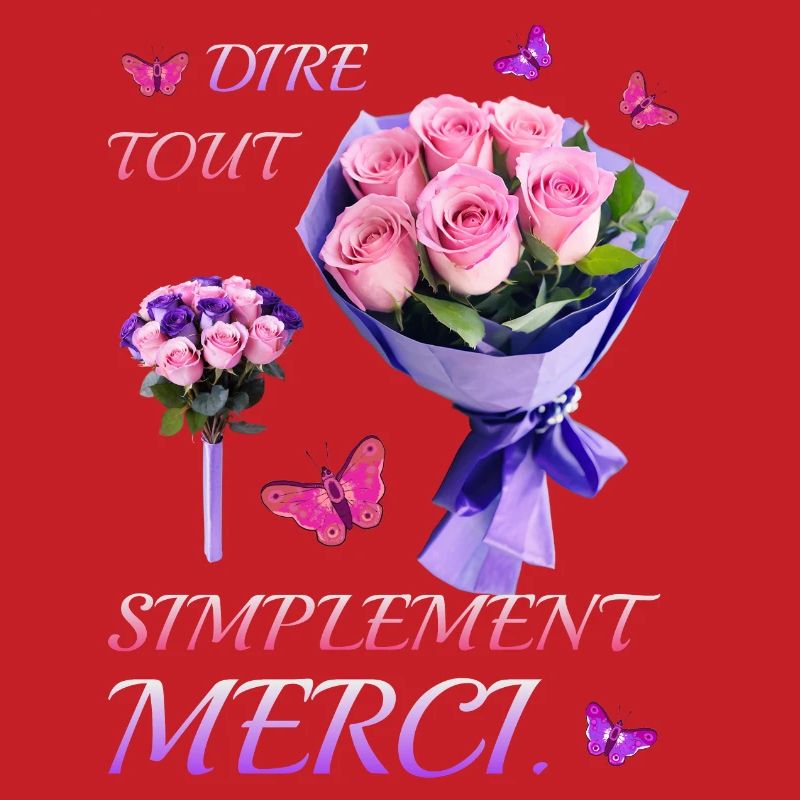 Dites simplement merci.
