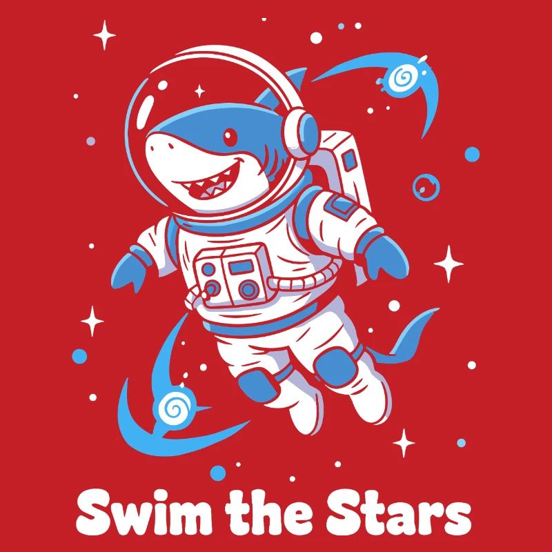 Astronaute requin de l’espace