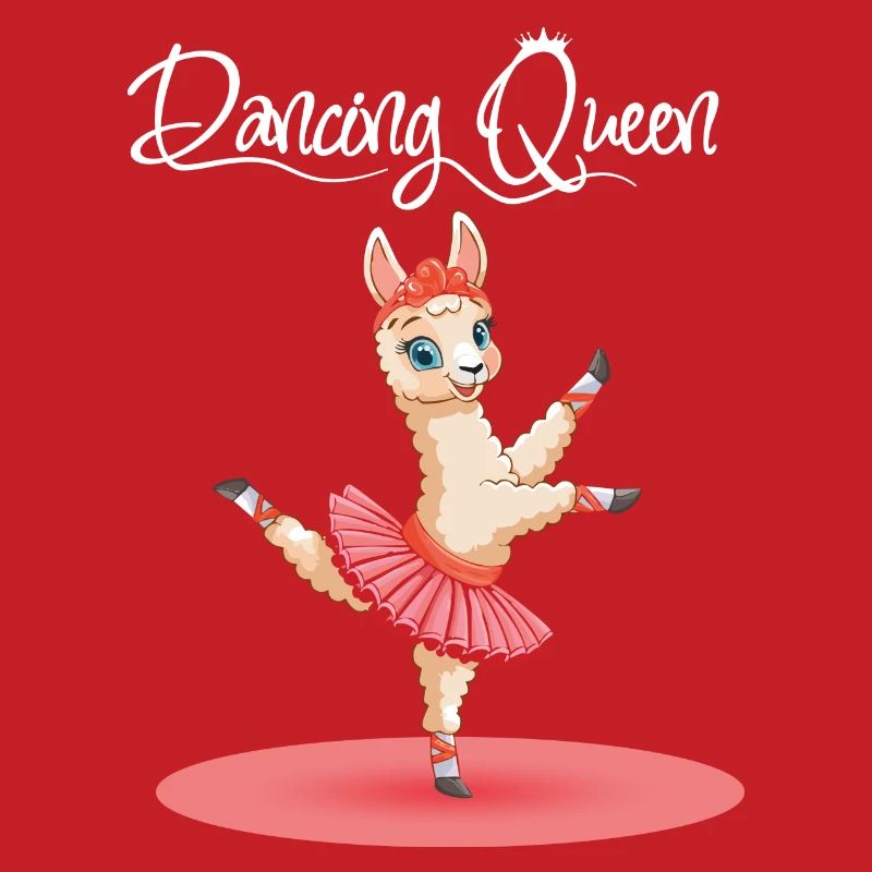Alpaca Dancing Ballet In Pink Tutu Dancing Queen