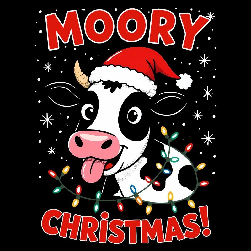 Ferme fermière de Noël en forme de vache