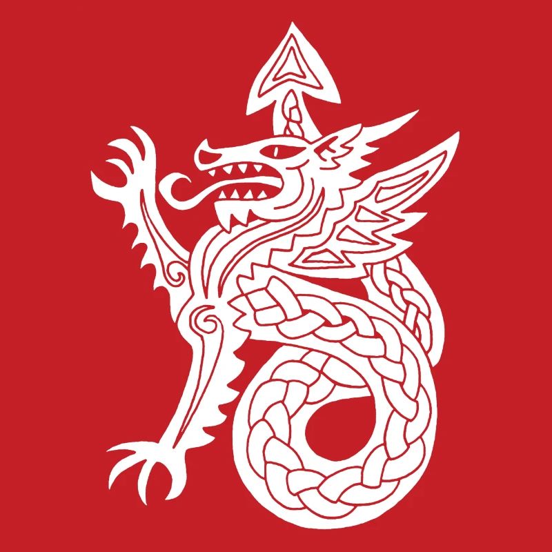 Weißer Drache