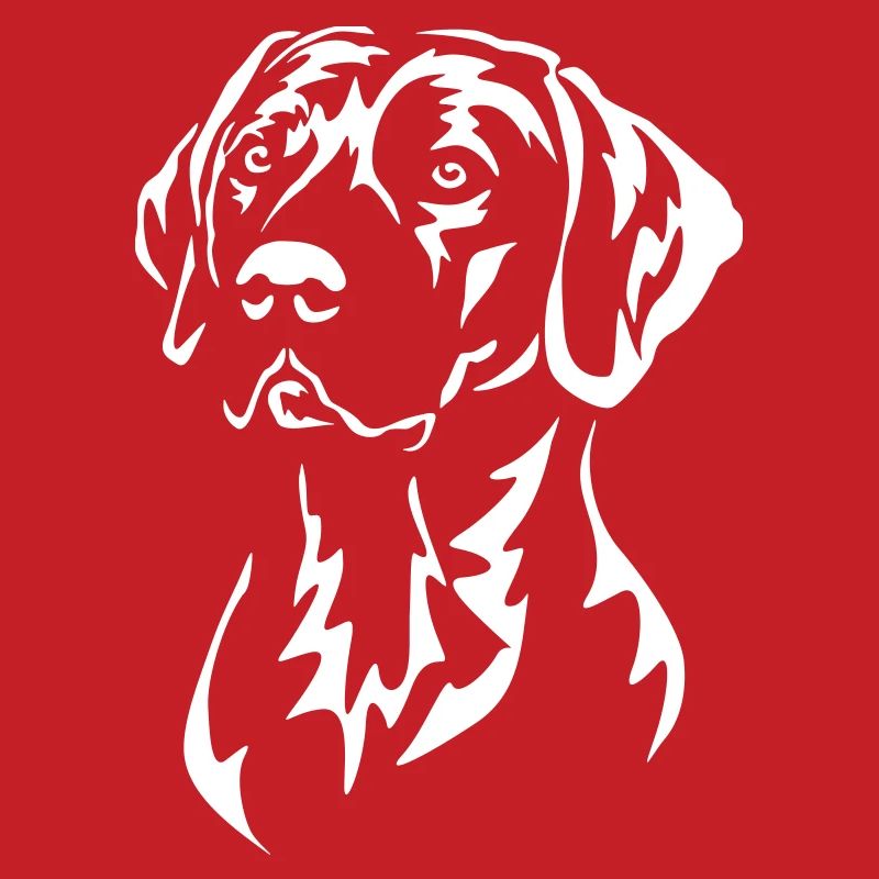 Rhodesian Ridgeback Kopf "Black Edition"