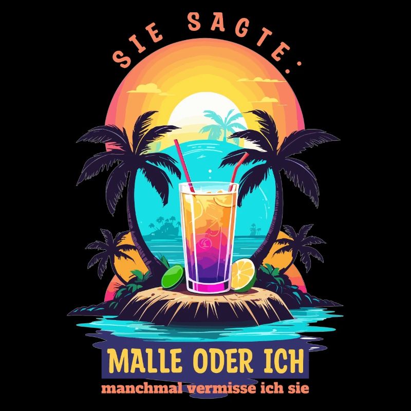 Sie sagte. Malle oder ich