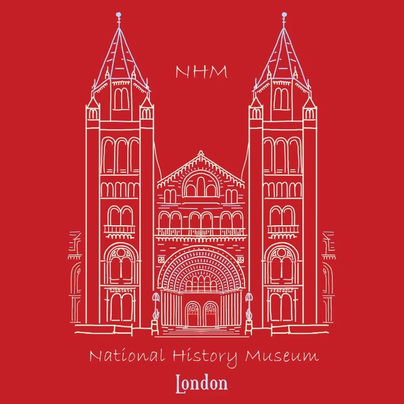 London, Natural History Museum NHM, Drawing, UK