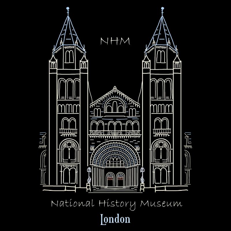 London, Natural History Museum NHM, Drawing, UK