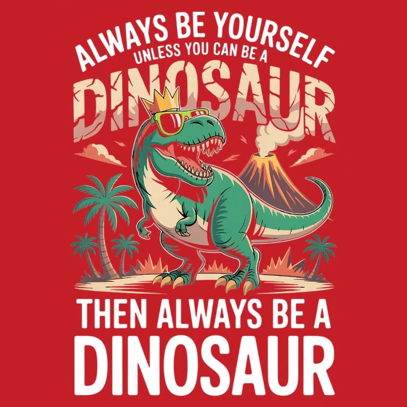 Sei immer du selbst, es sei denn, du kannst ein Dinosaurier sein