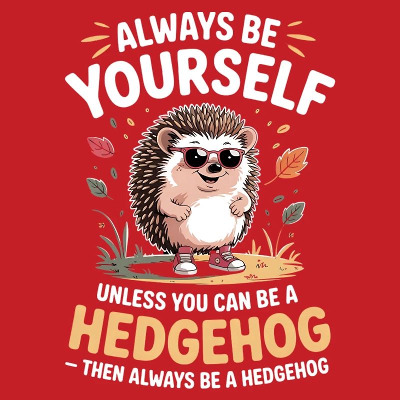 Sei immer du selbst, es sei denn, du kannst ein Igel sein.