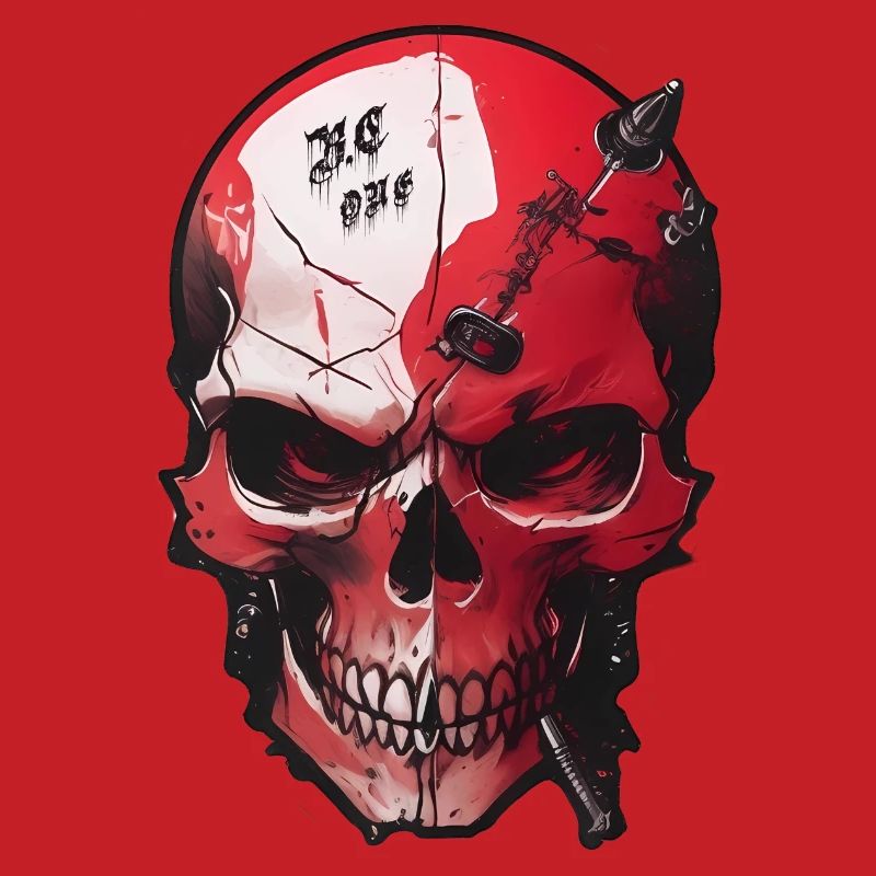 Skull with Evil Eye