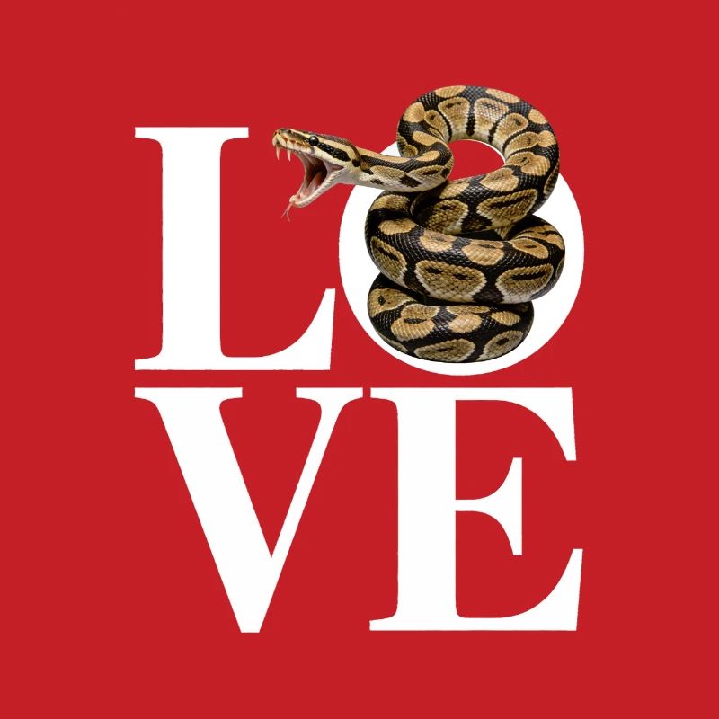 Les serpents rois Python ADORENT les pythons de terrarium