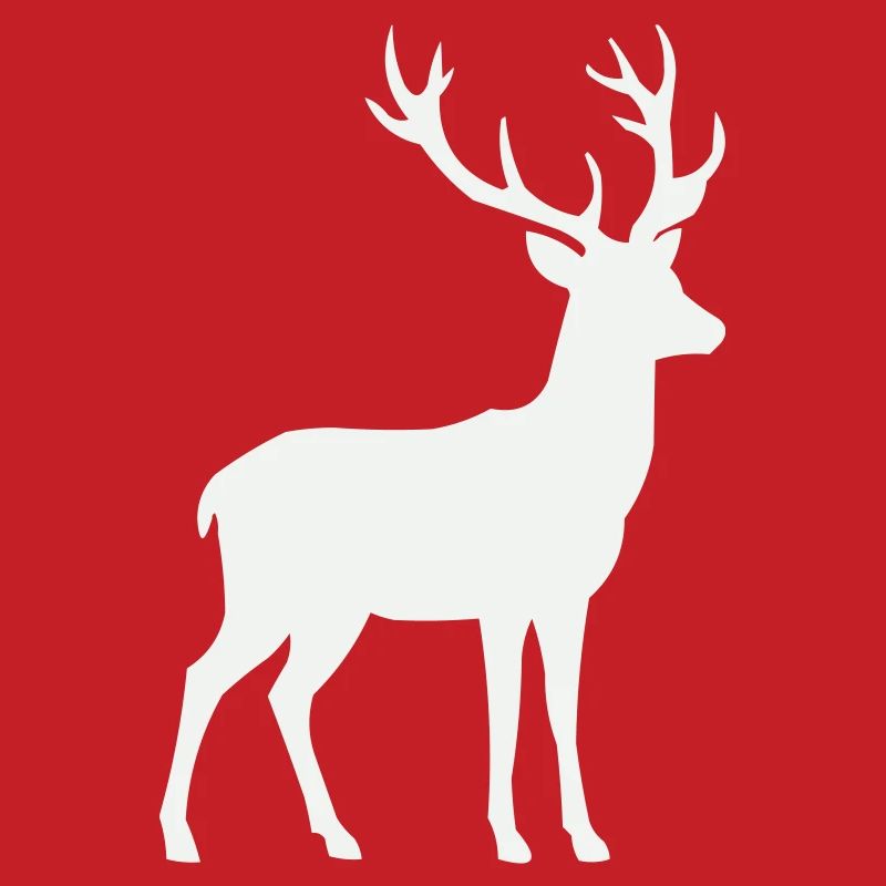 Silhouette de cerf