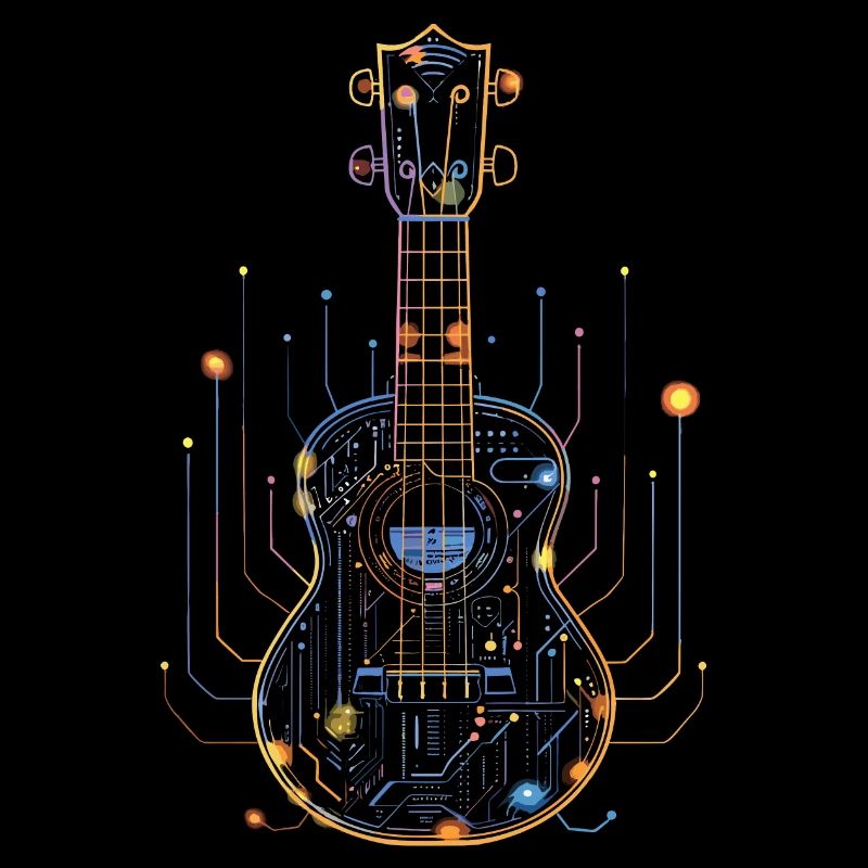 Ukulele Drawing