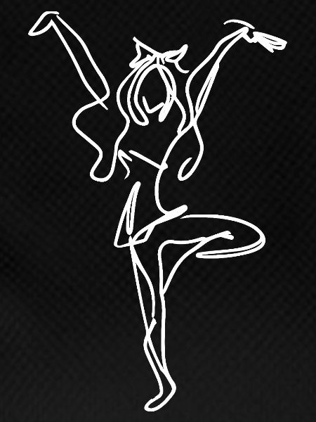 Cheerleader Drawing