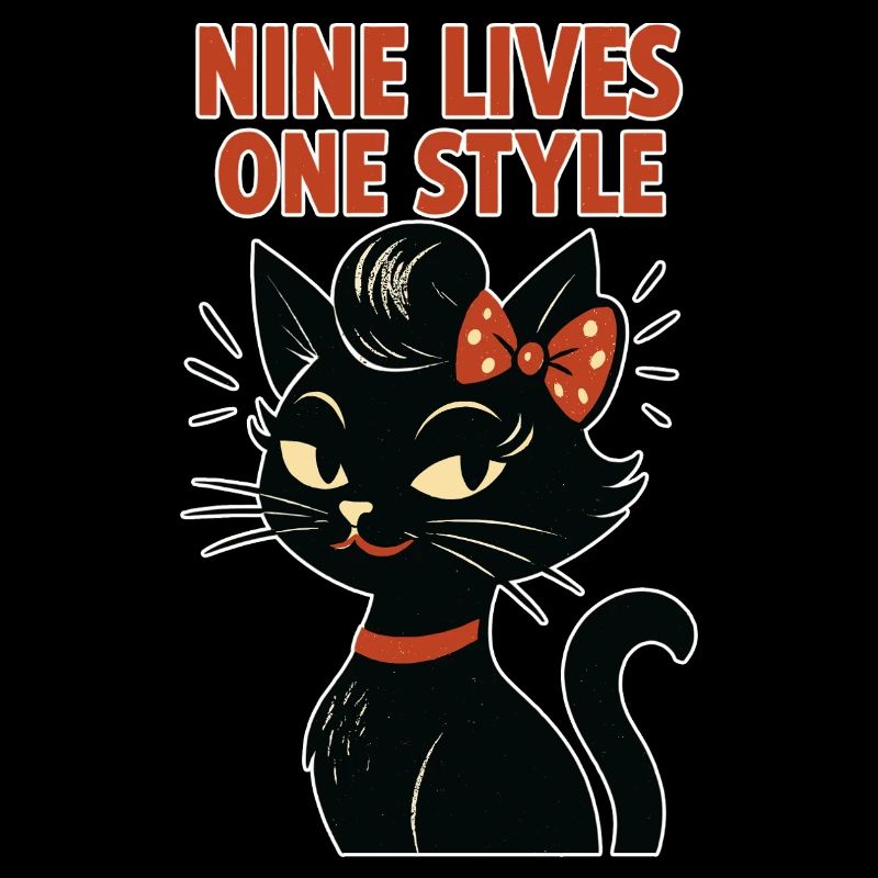 Rockabilly Cat: 50s Retro
