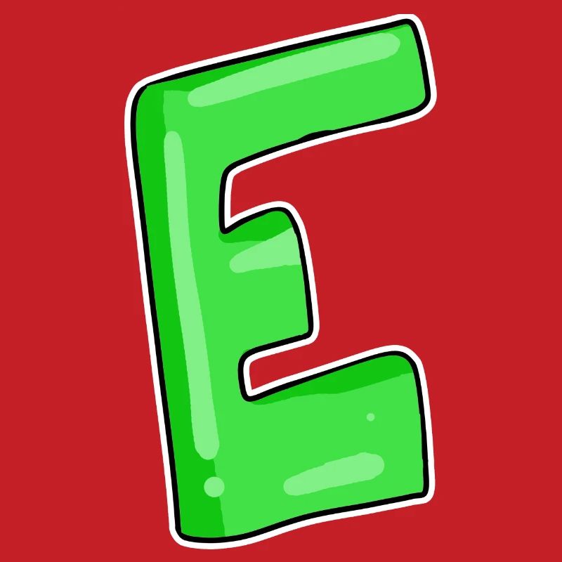 Letter E Initial point