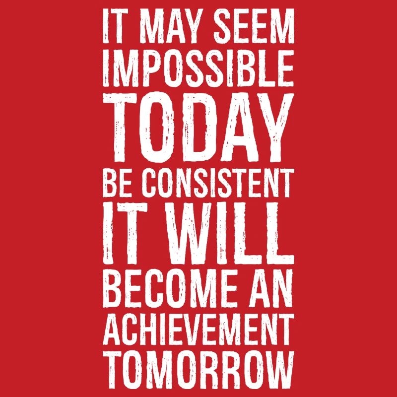 it may seem impossible today to be consistent with it