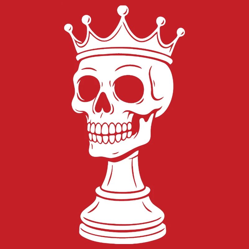 Conception du squelette du roi des échecs