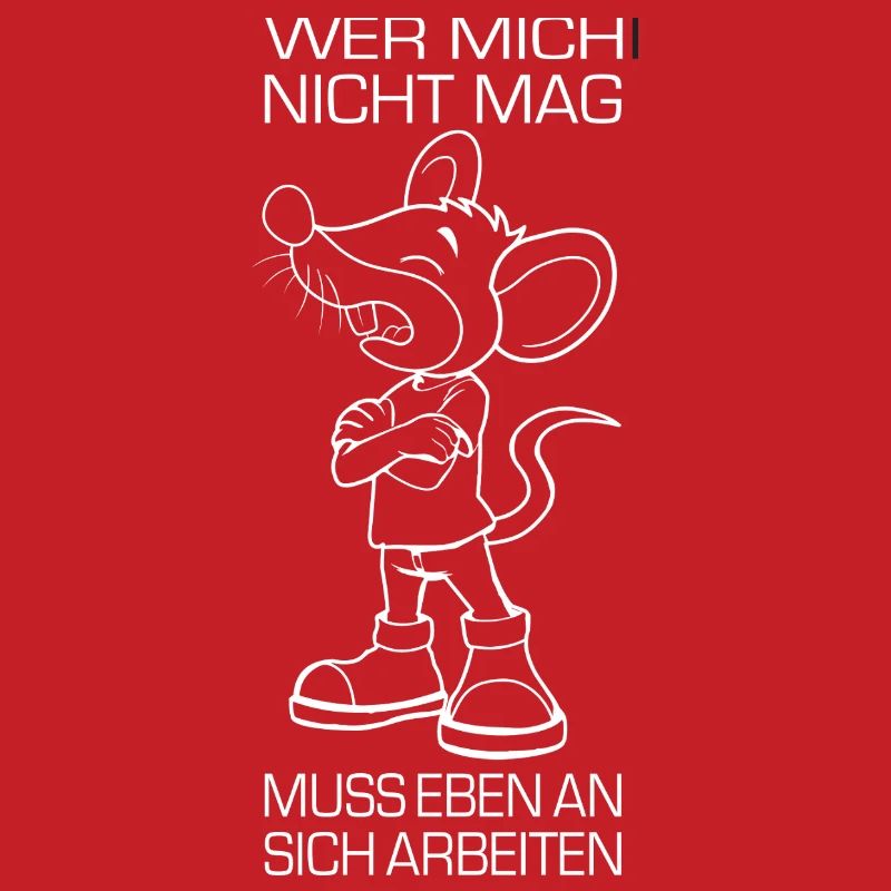 Mouse with work ethic funny saying