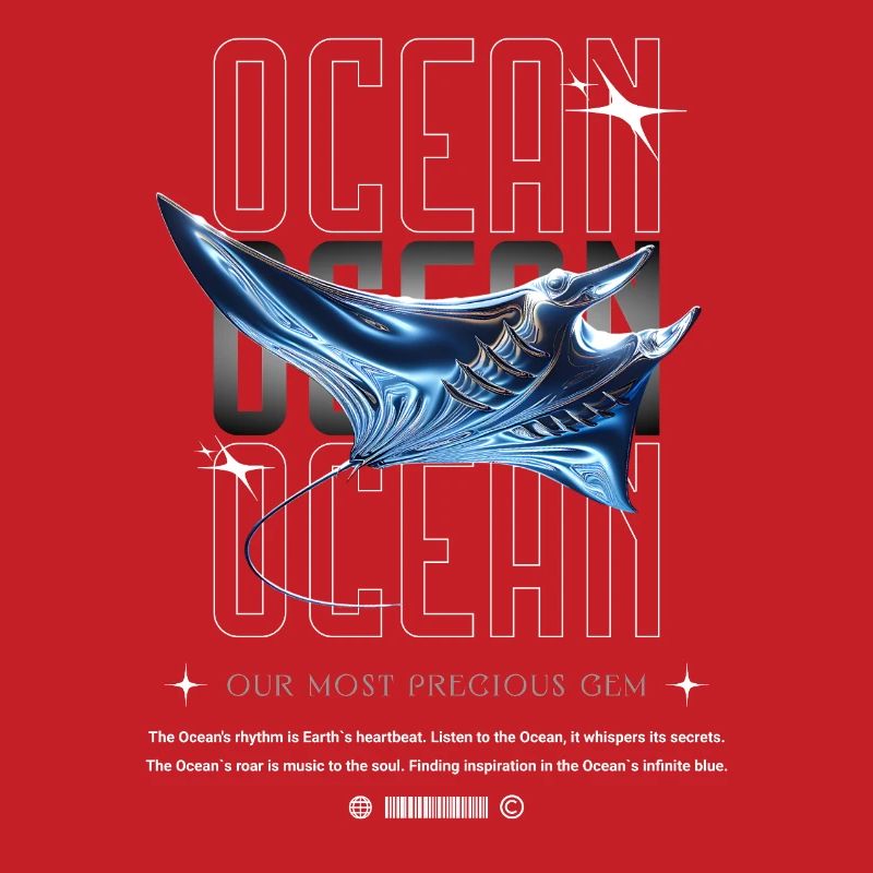 Ocean Manta Kostbarer Schatz