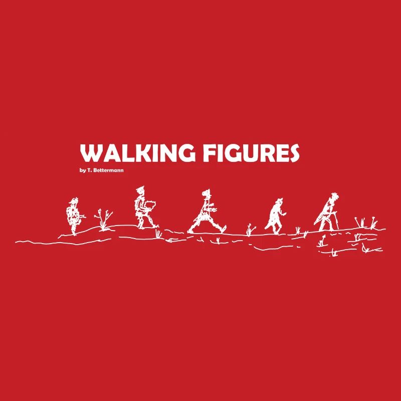 Figures de marche blanc