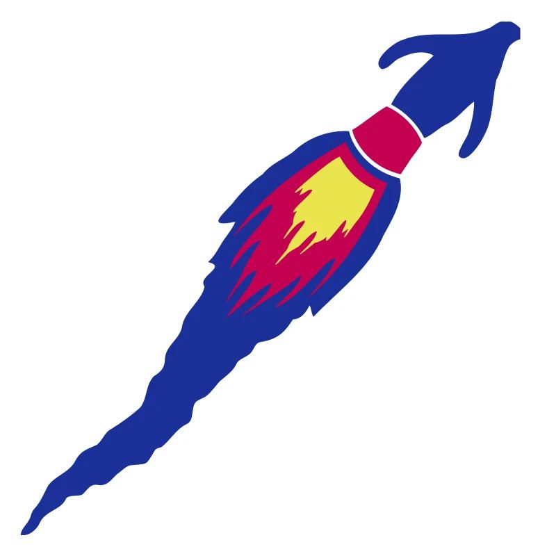 Funny Penguin Rocket Fire Fun Flight Flying