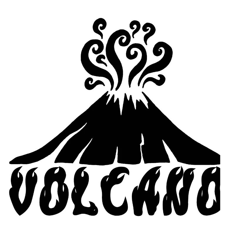 Schwarzer Vulkan