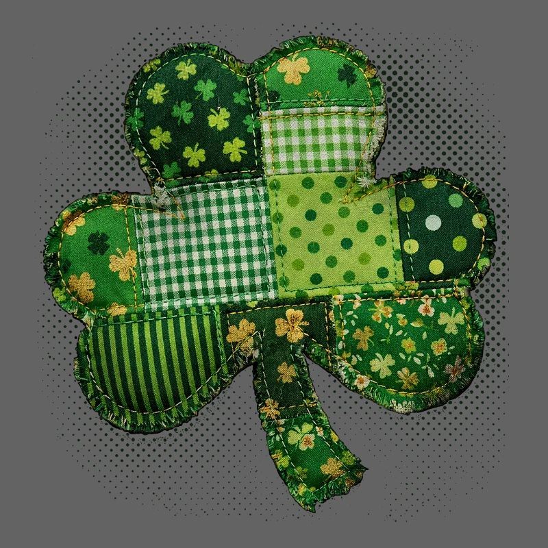 Trèfle – St. Patrick vintage en patchwork