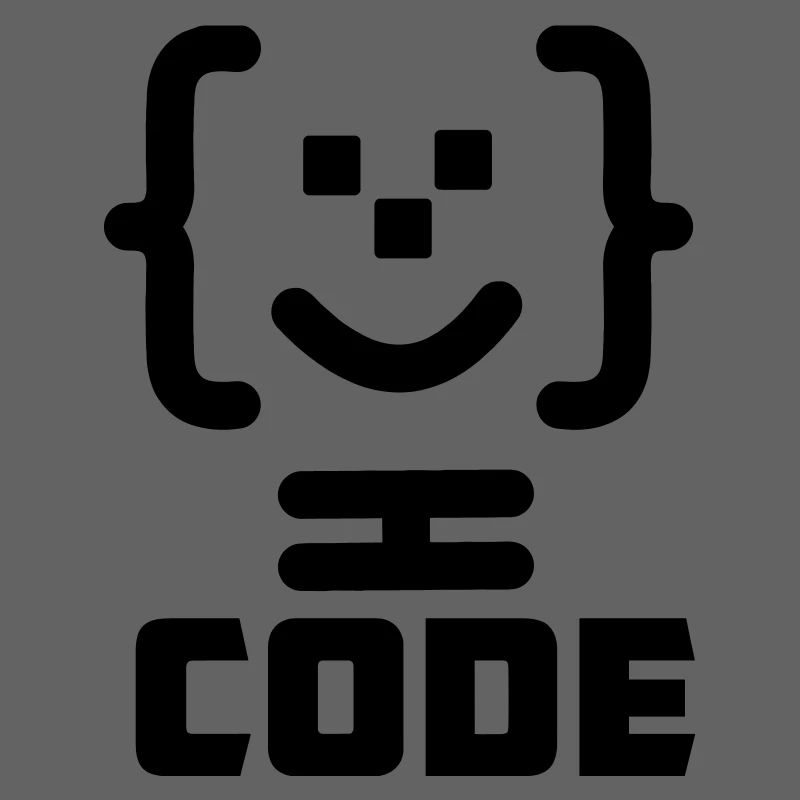Hauptprogrammierer-Code-Logo mit Text CODE