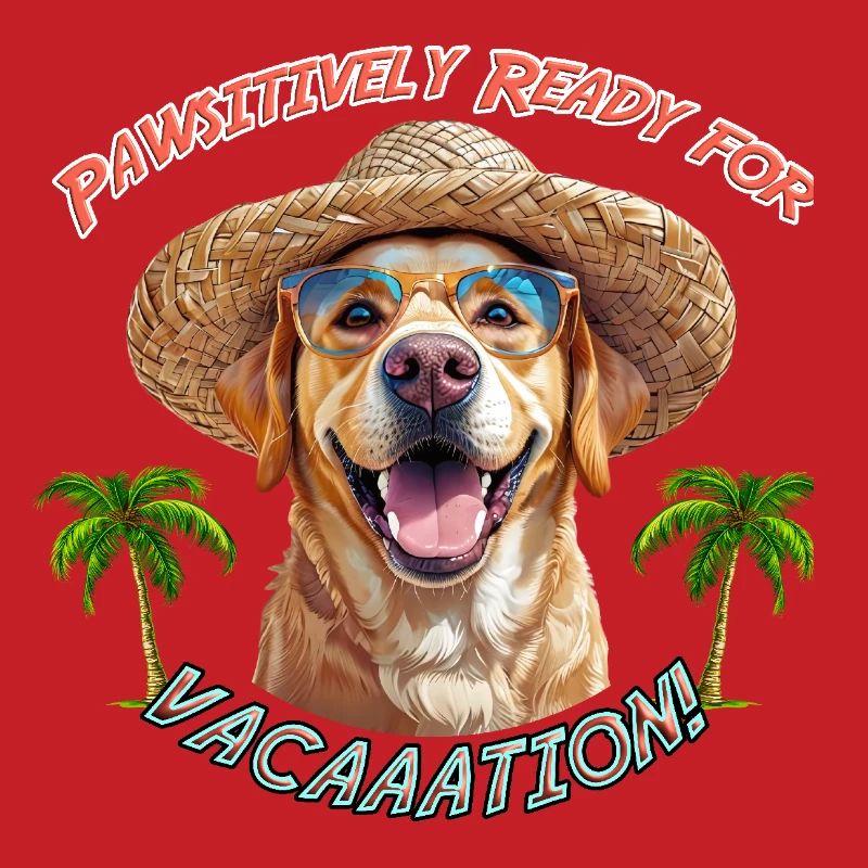 Labrador in summer look: Pawsitively Ready