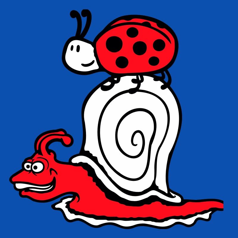 Snail 2 Friends Ladybug Fast Team Cute