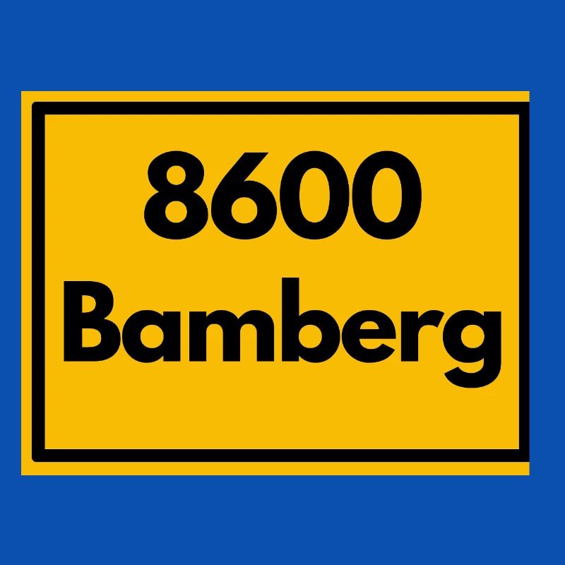 OLD POSTCODE POSTCODE RETRO 8600 BAMBERG FRANKEN