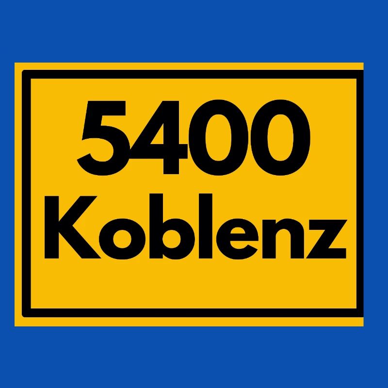 OLD POSTCODE POSTCODE RETRO 5400 KOBLENZ GERMAN
