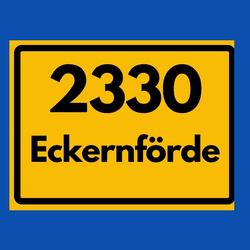 OLD POSTCODE POSTCODE RETRO 2330 ECKERNFÖRDE FJORD