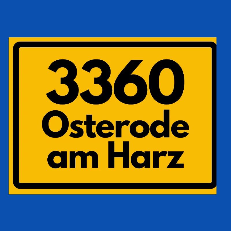 ANCIEN CODE POSTAL RETRO 3360 OSTERODE HARZ
