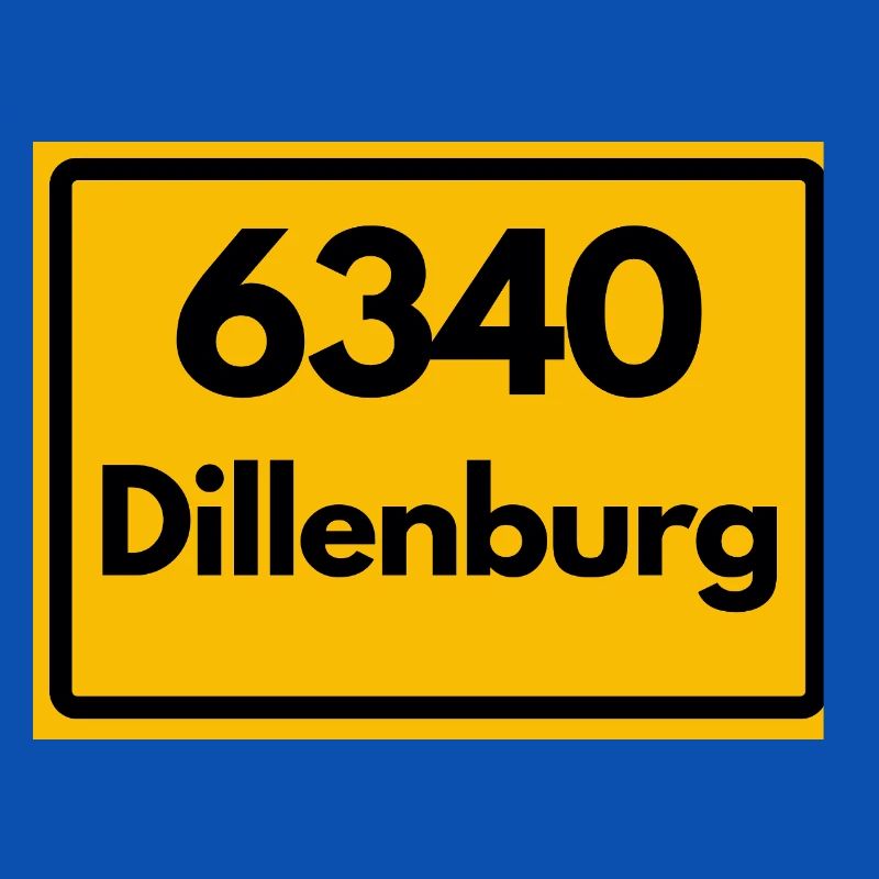 OLD POSTCODE POSTCODE RETRO 6340 DILLENBURG HEIMAT