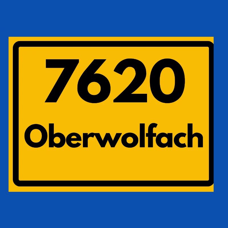 ALTE POSTLEITZAHL PLZ RETRO 7620 OBERWOLFACH 