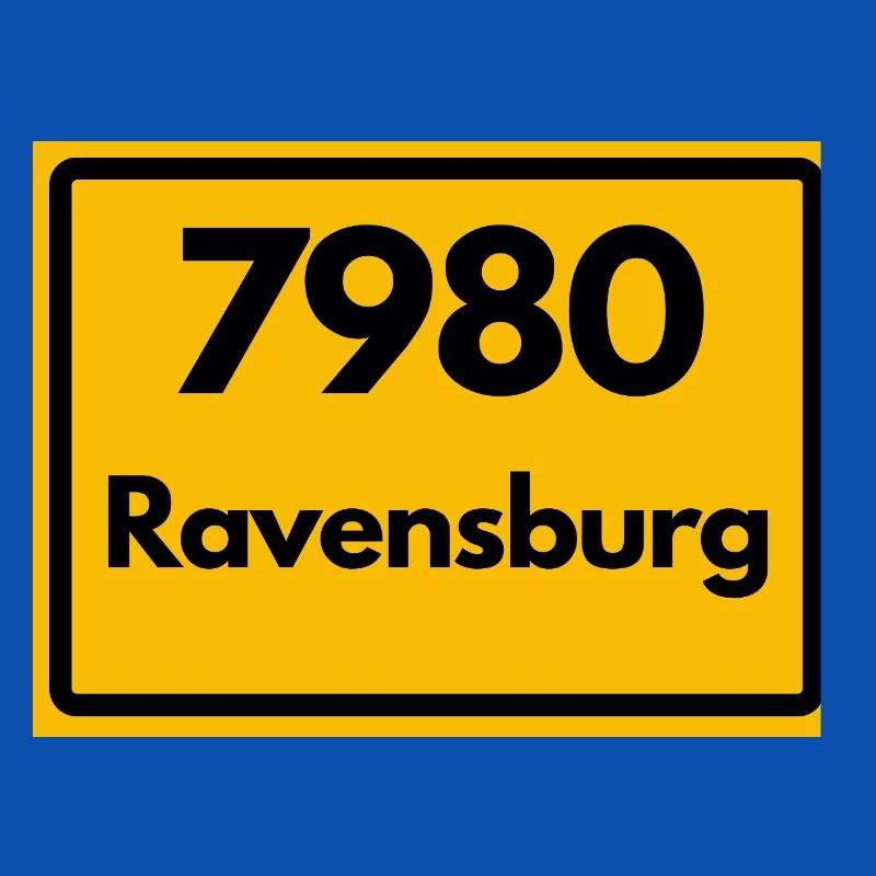 OLD POSTCODE ZIP CODE RETRO 7980 RAVENSBURG HEIMAT