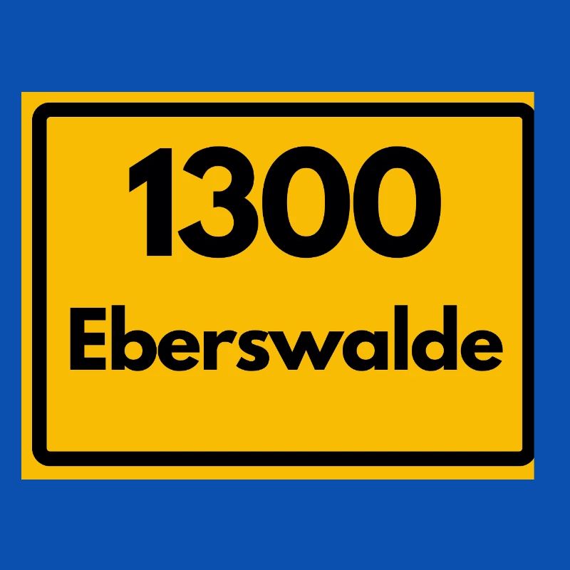 ANCIEN CODE POSTAL RÉTRO 1300 EBERSWALDE HEIMAT